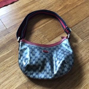 Gucci coated canvas satchel